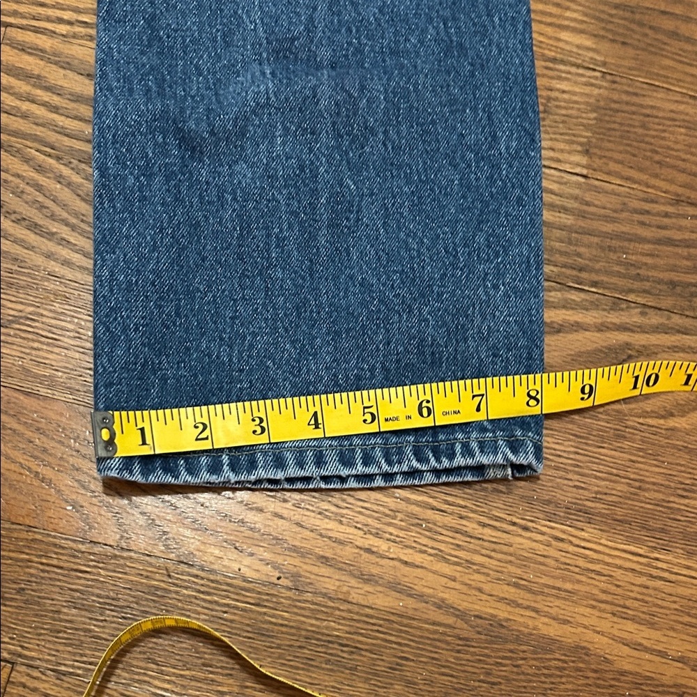 Vintage Lee Jeans Women’s 32 Blue Lee Riders with Distressing - Picture 13 of 16